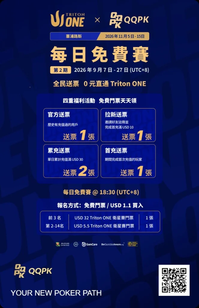 每日免费赛第 2 期|0 元直通 Triton ONE