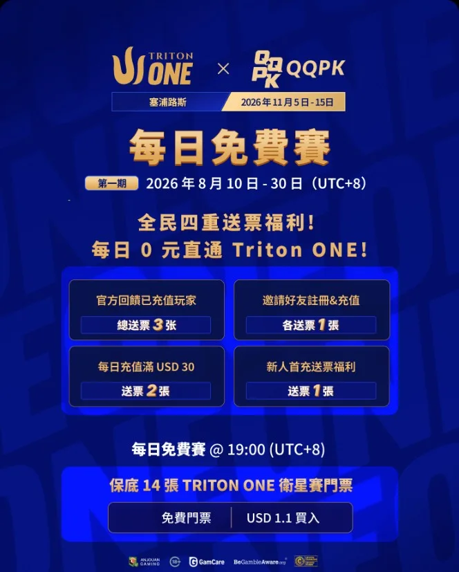 每日免費賽｜0 元直通 Triton ONE